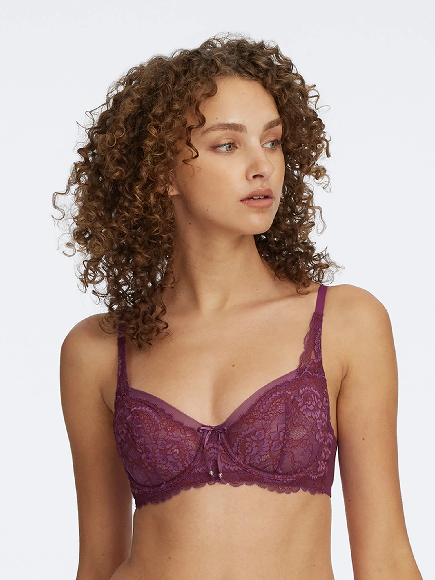 Minx Lace Balconette Bra sold by Skarlett Blue