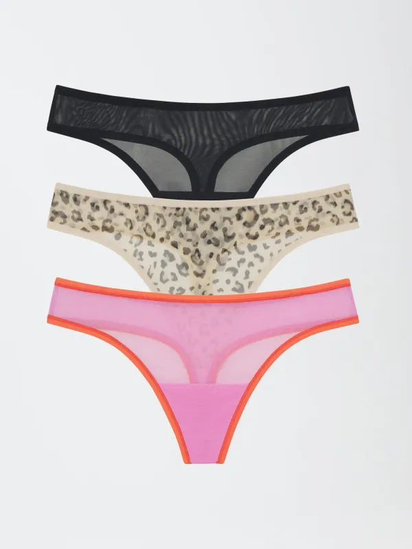 Spellbound Mesh Thong 3-Pack sold by Skarlett Blue