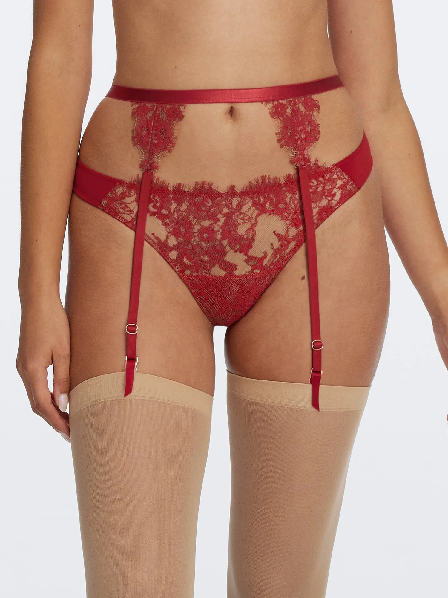 Entice Lace Garter Belt sold by Skarlett Blue