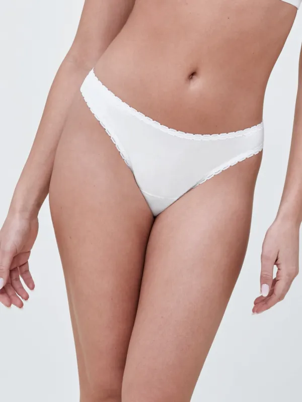 Adorned Hipster Cotton Thong sold by Skarlett Blue