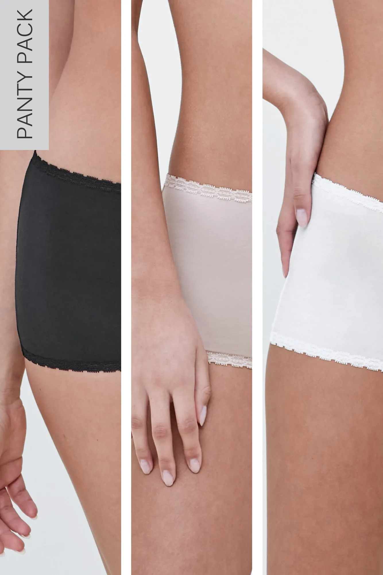 Adorned Cotton Boyshort 3-Pack - FINAL SALE sold by Skarlett Blue product image thumbnail 2