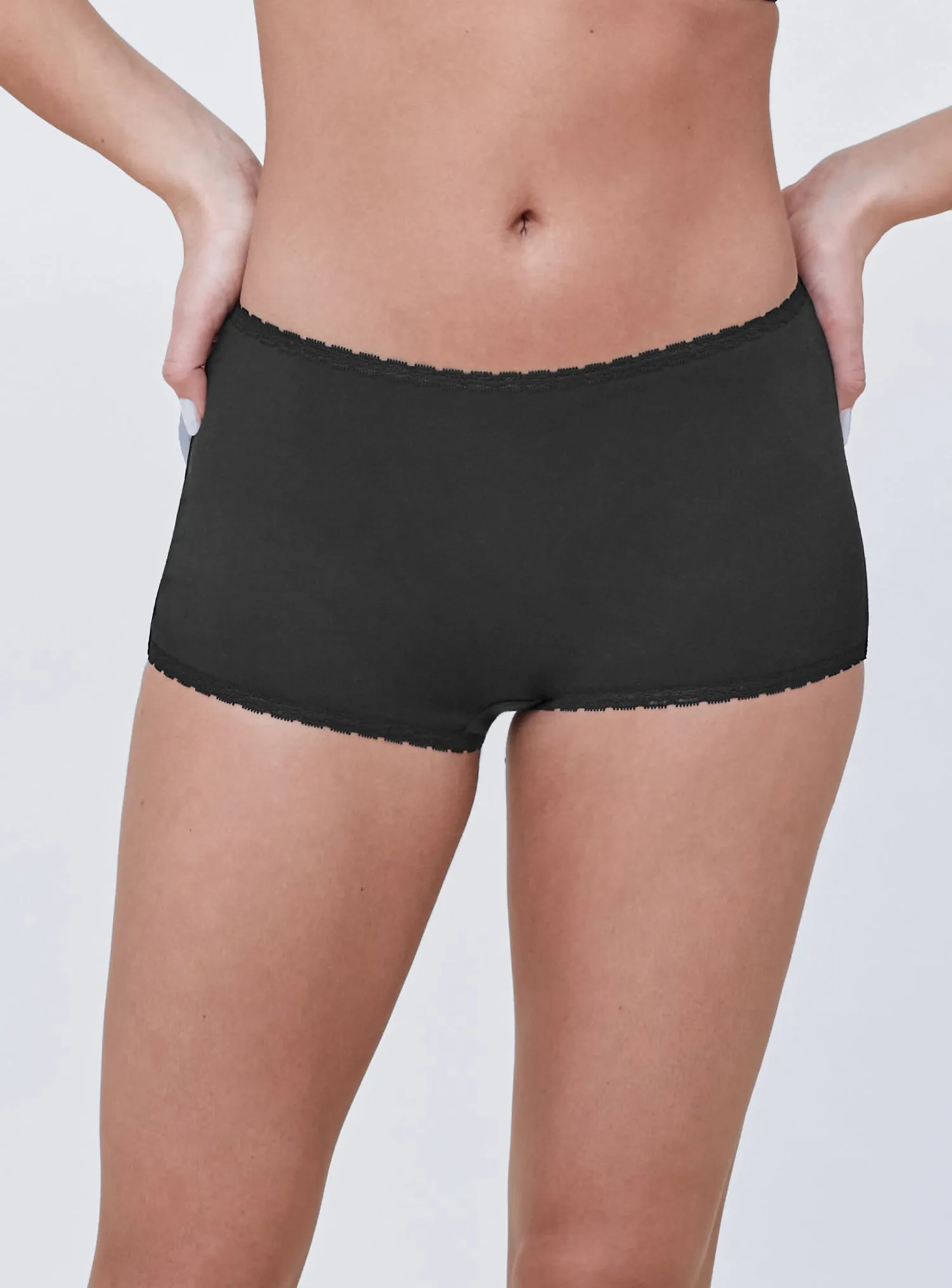 Adorned Cotton Boyshort 3-Pack - FINAL SALE sold by Skarlett Blue product image thumbnail 4