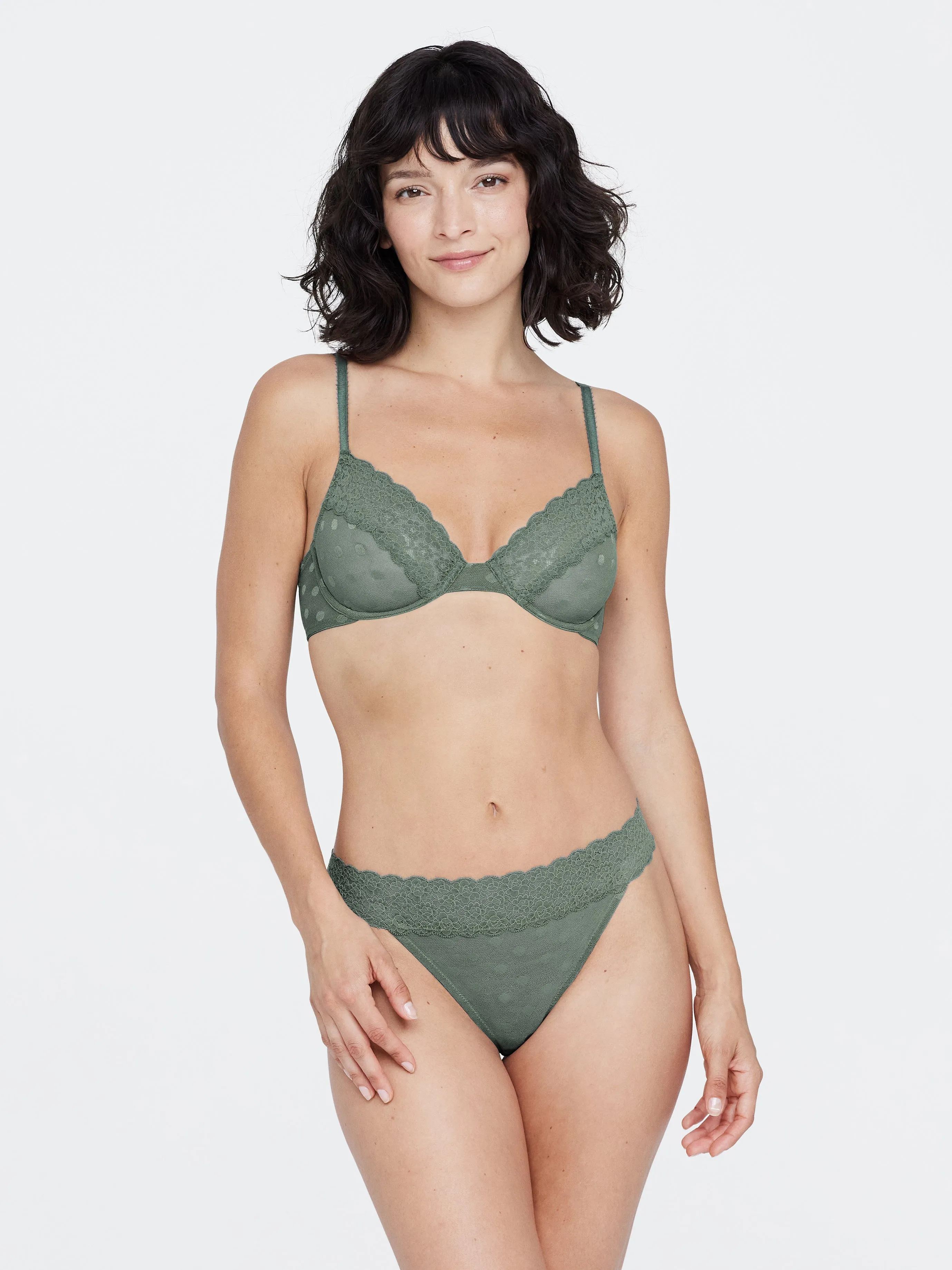 Dare Dot Mesh Lace Thong sold by Skarlett Blue product image thumbnail 4