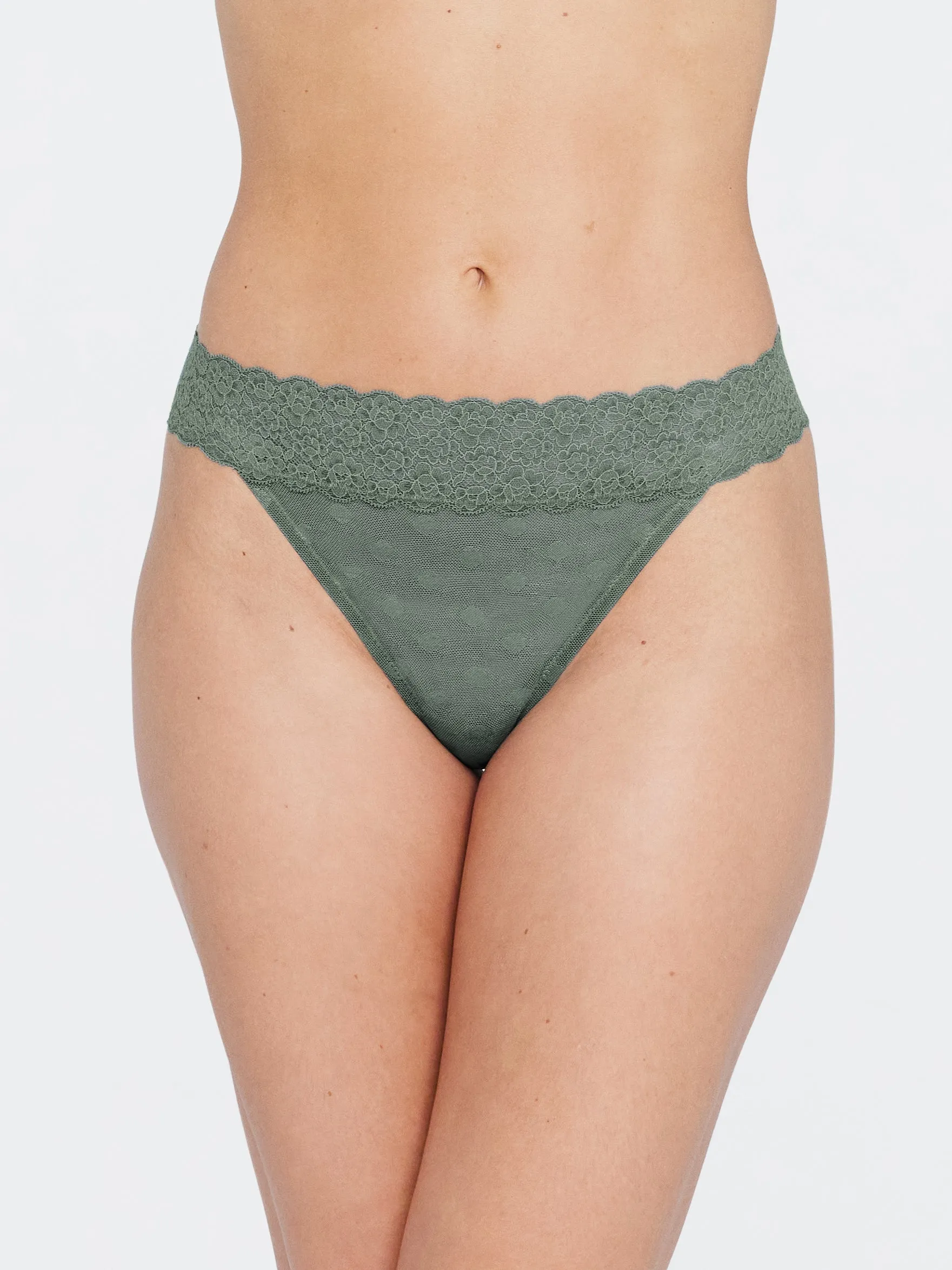 Dare Dot Mesh Lace Thong sold by Skarlett Blue