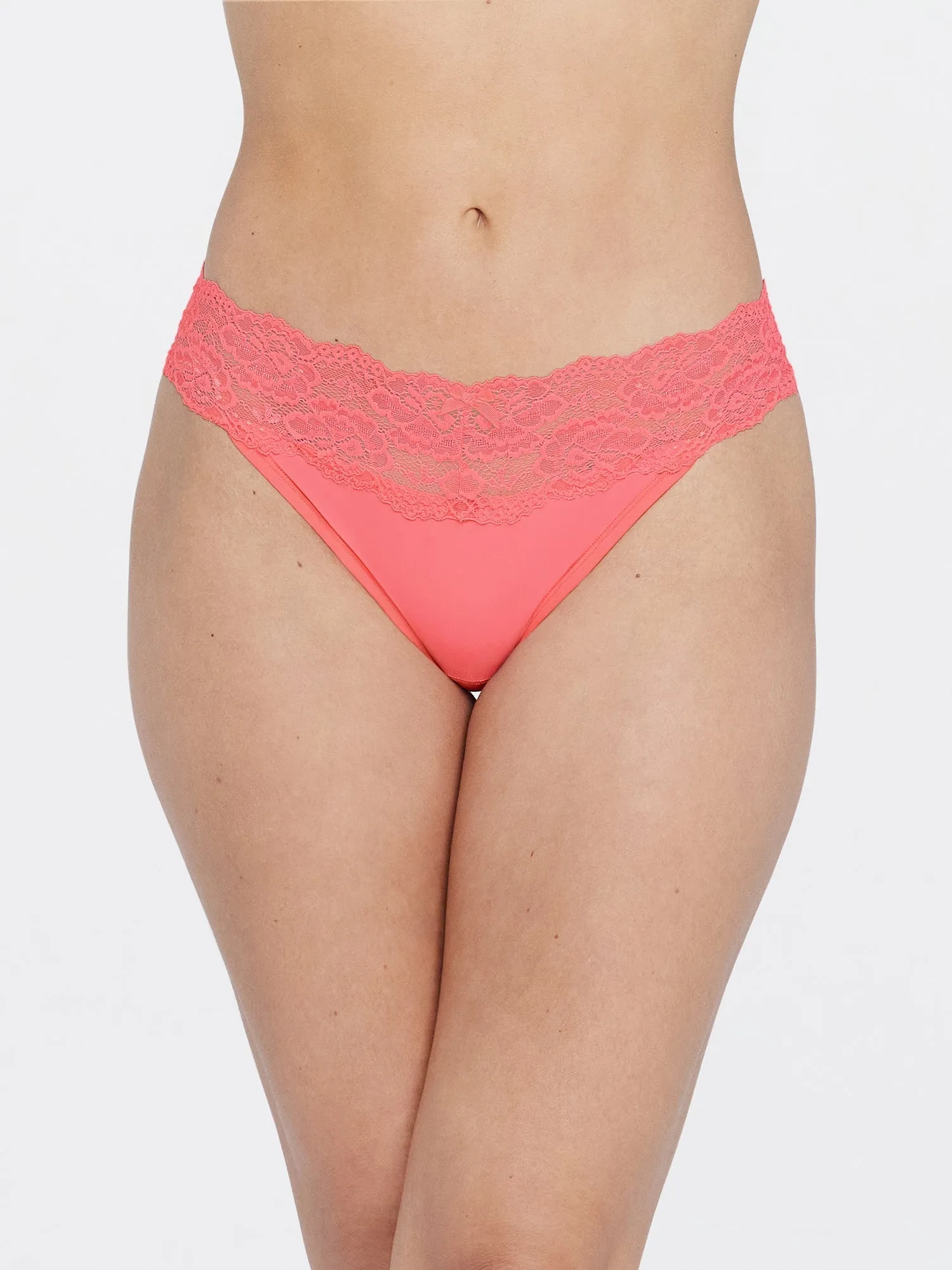 Goddess Lace Trim Thong sold by Skarlett Blue