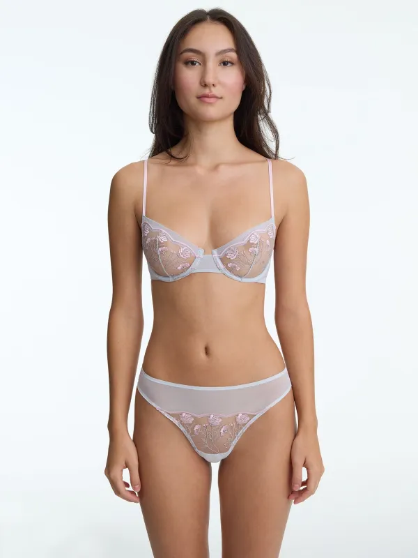 Enamoured Tattoo Lace Thong made by Skarlett Blue