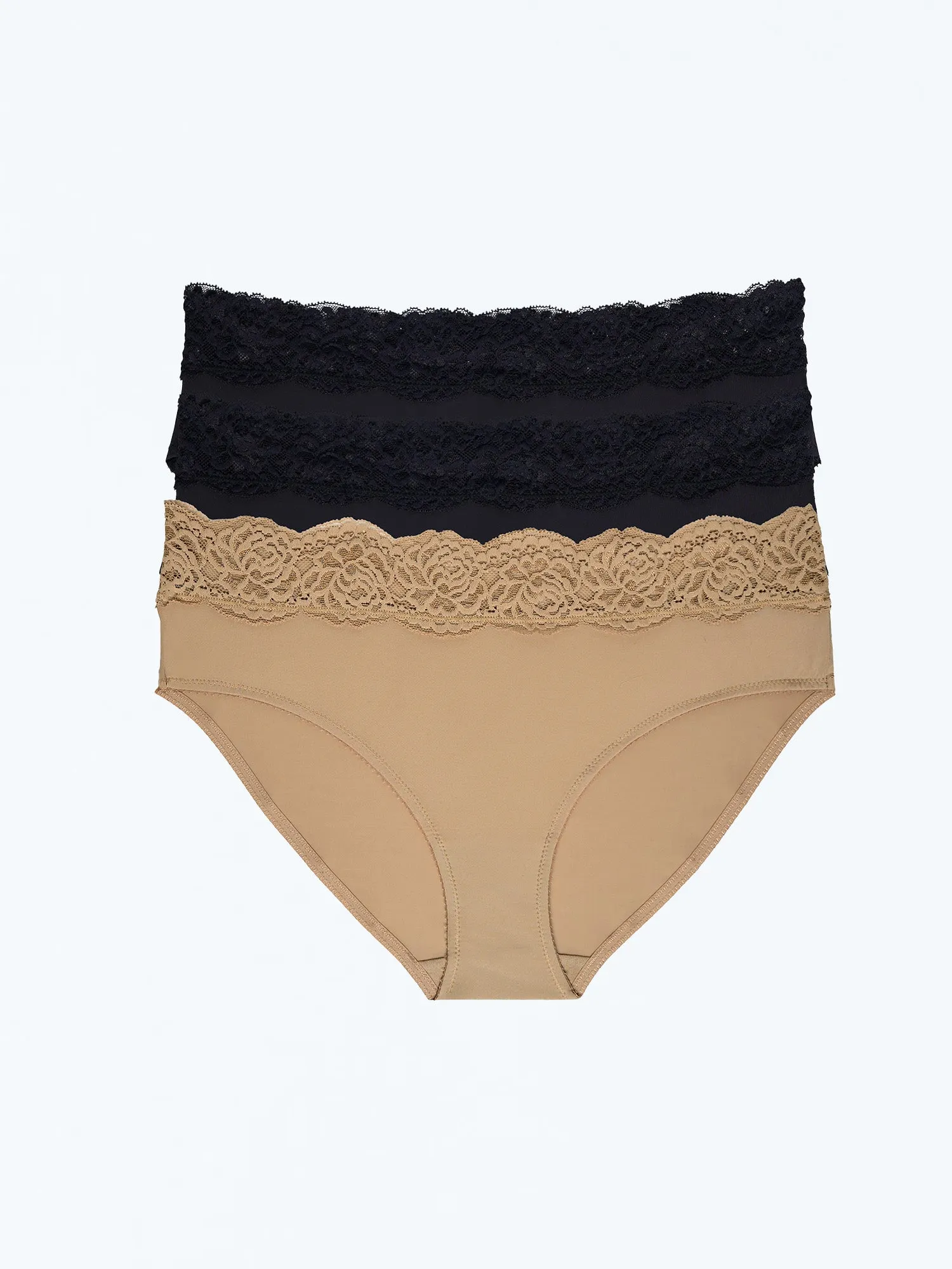 Divine Lace Trim Hipster 3-Pack sold by Skarlett Blue