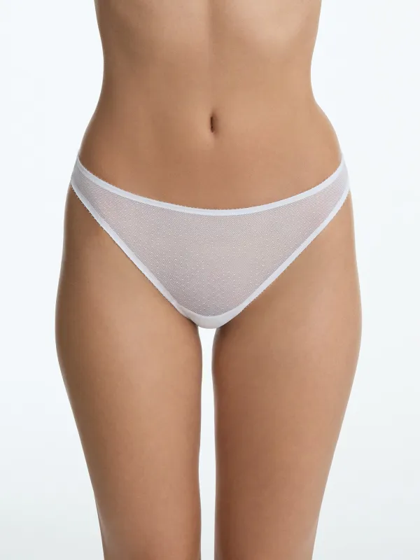 Jolie Sheer Lace Thong made by Skarlett Blue