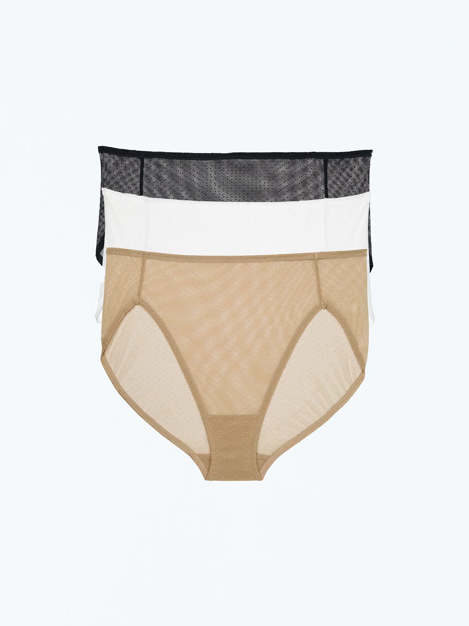 Jolie Sheer Lace French Cut Brief 3-Pack sold by Skarlett Blue