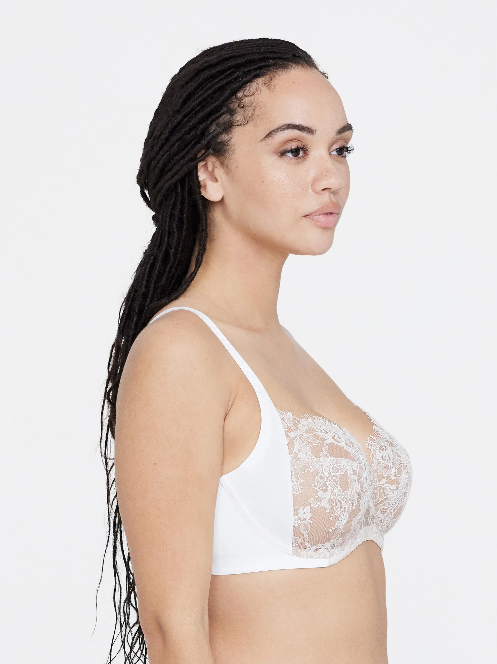 Entice Lace Side Support Balconette Bra sold by Skarlett Blue