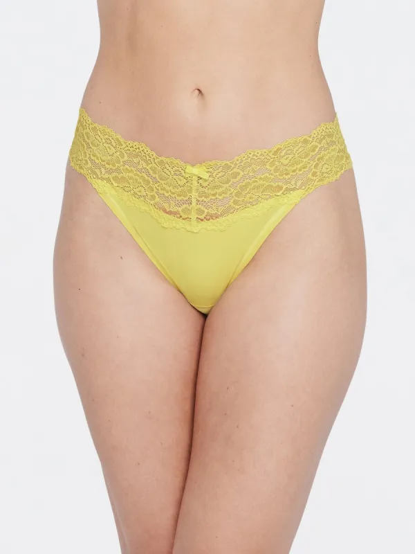 Goddess Lace Trim Thong sold by Skarlett Blue