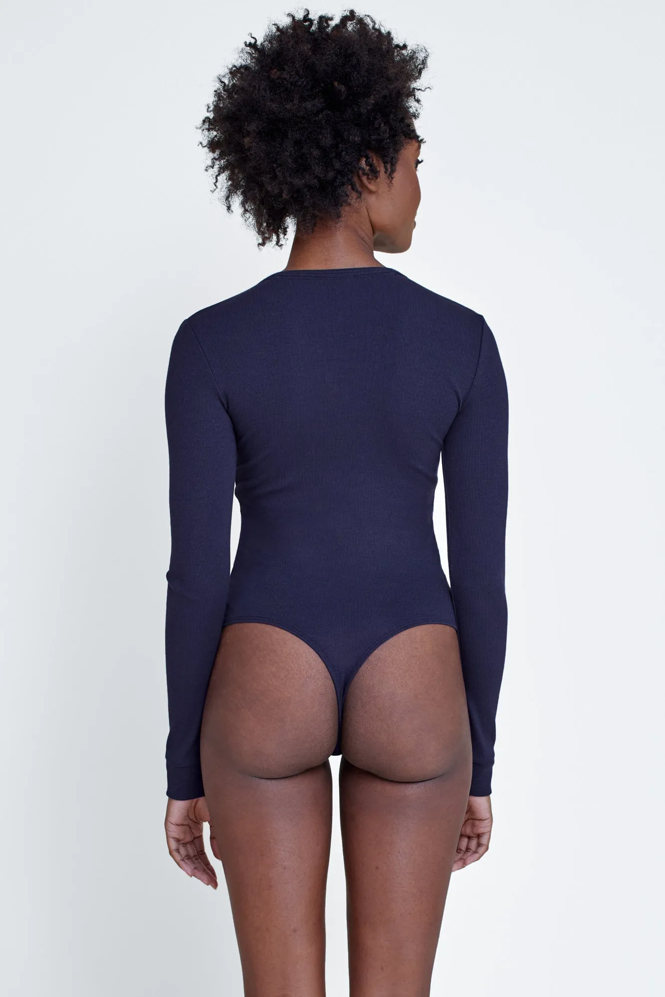 Dreamer Ribbed Thong Bodysuit - FINAL SALE sold by Skarlett Blue product image thumbnail 3