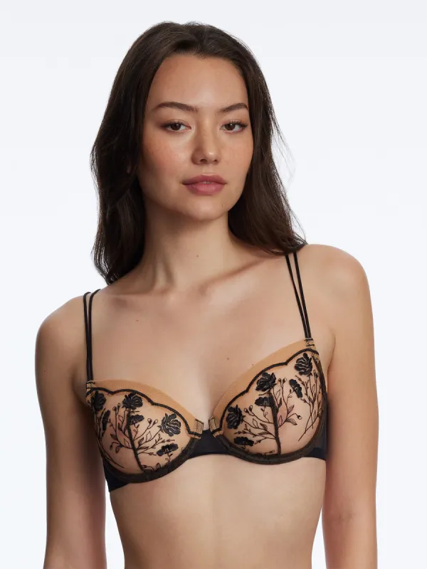 Enamoured Tattoo Lace Balconette Bra sold by Skarlett Blue