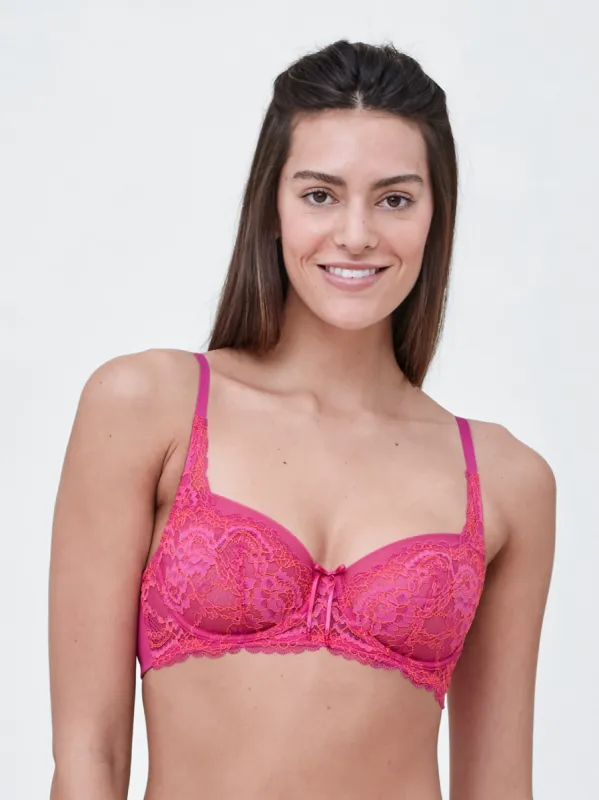 Minx Lace Balconette Bra sold by Skarlett Blue