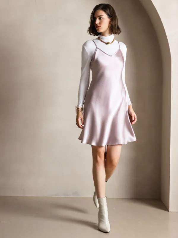 Pure Silk Basic spaghetti strap Slip Dress sold by SilkSilky