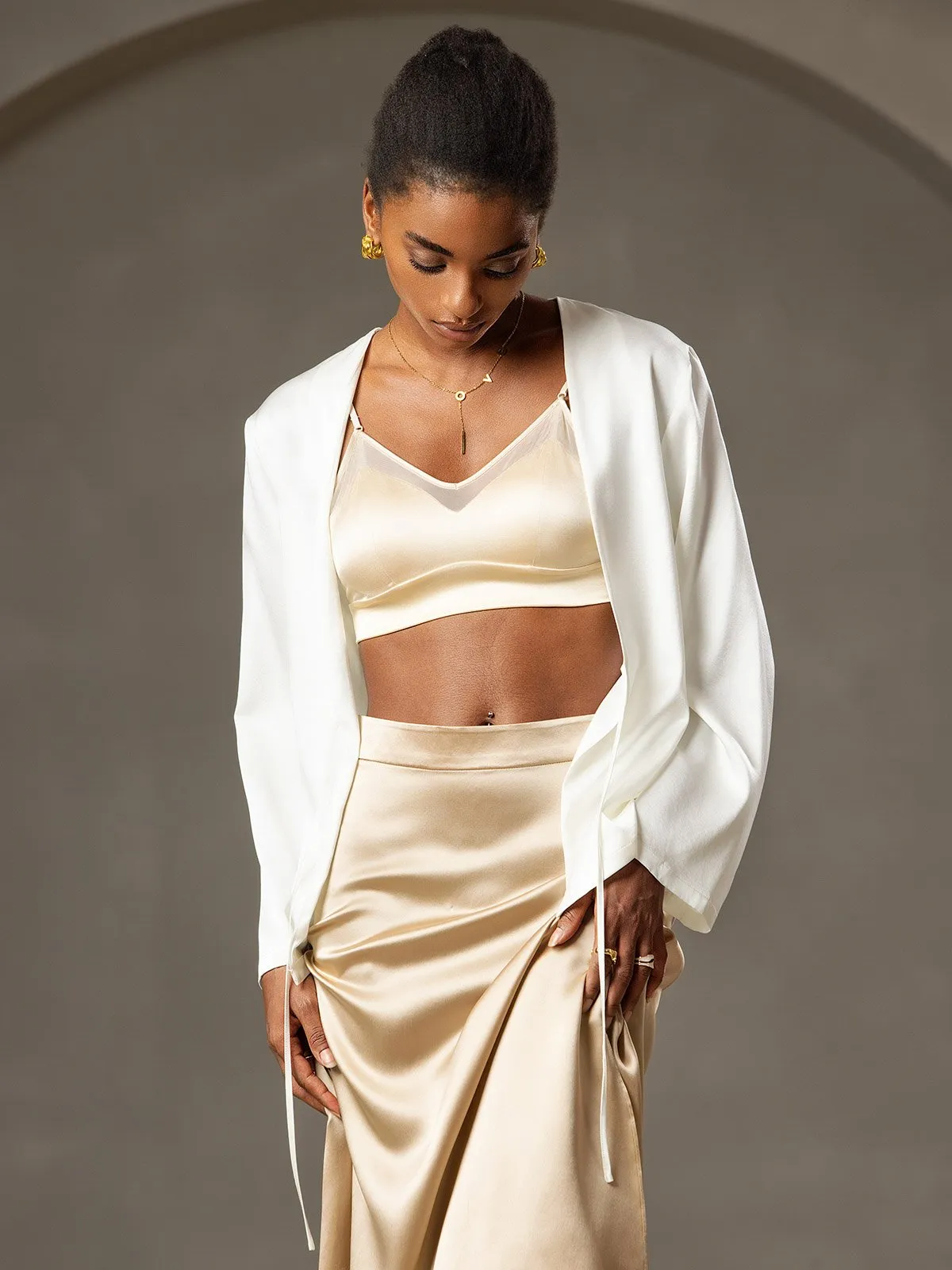 Silk Casual Cardigan sold by SilkSilky product image thumbnail 4