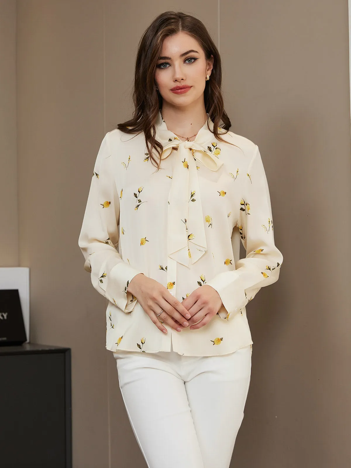 Clearance (US Warehouse) - Floral Pattern Cute Women Shirt sold by SilkSilky product image thumbnail 4