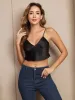 Clearance -Pure Silk Sexy Camisole Top With Built-In Bra sold by SilkSilky