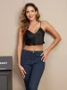 Clearance -Pure Silk Sexy Camisole Top With Built-In Bra sold by SilkSilky
