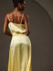 Clearance(US Warehouse) -19Momme Silk Spaghetti Strap Cowl Neck Camisole Top sold by SilkSilky
