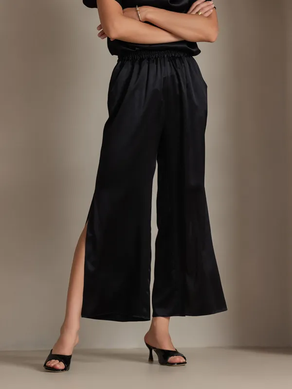 Women's 19Momme Silk Wide Leg Split Pants sold by SilkSilky