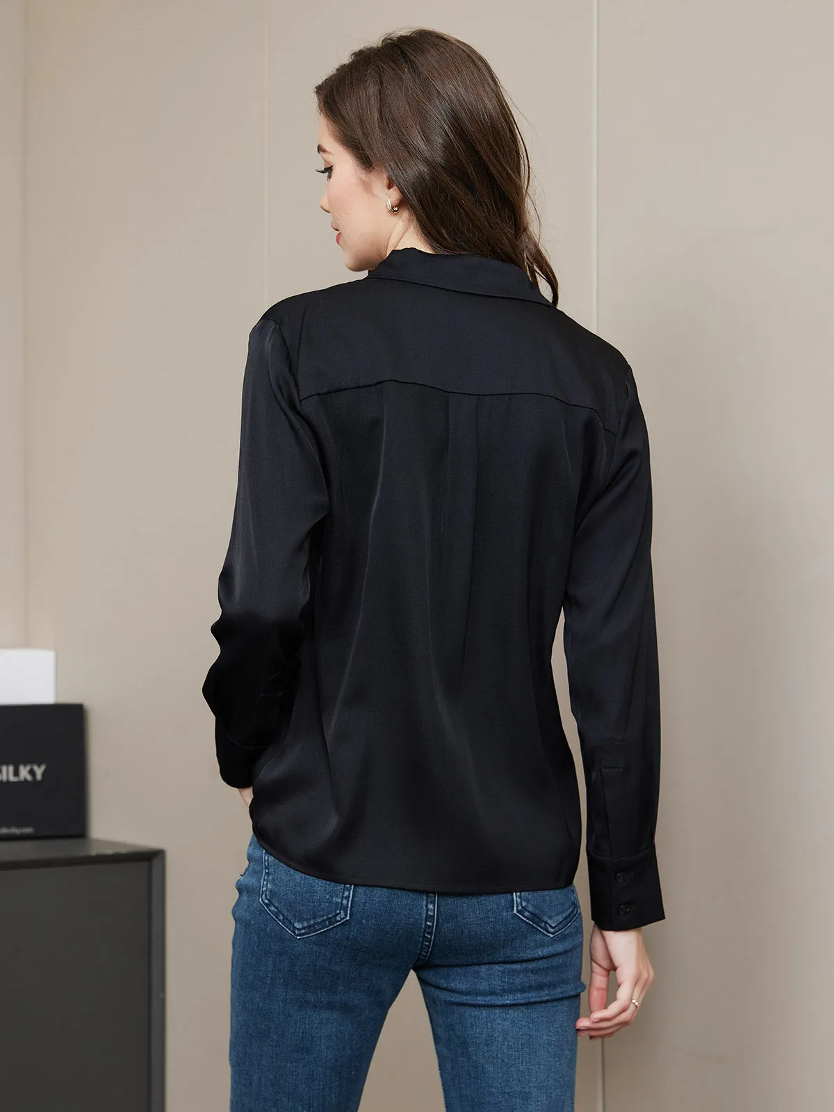 Clearance - Classic Women Silk Shirt sold by SilkSilky product image thumbnail 2