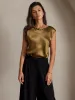 Clearance(US Warehouse) -19Momme Silk Solid Color Casual Smooth Wide Leg Pants sold by SilkSilky