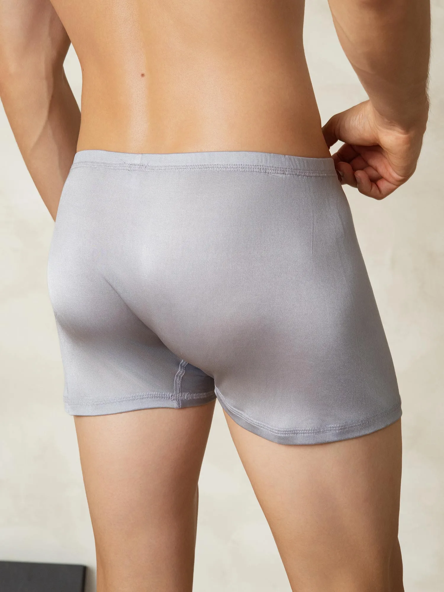 100% Mulberry Silk Men‘s Boxers Underwear sold by SilkSilky product image thumbnail 2