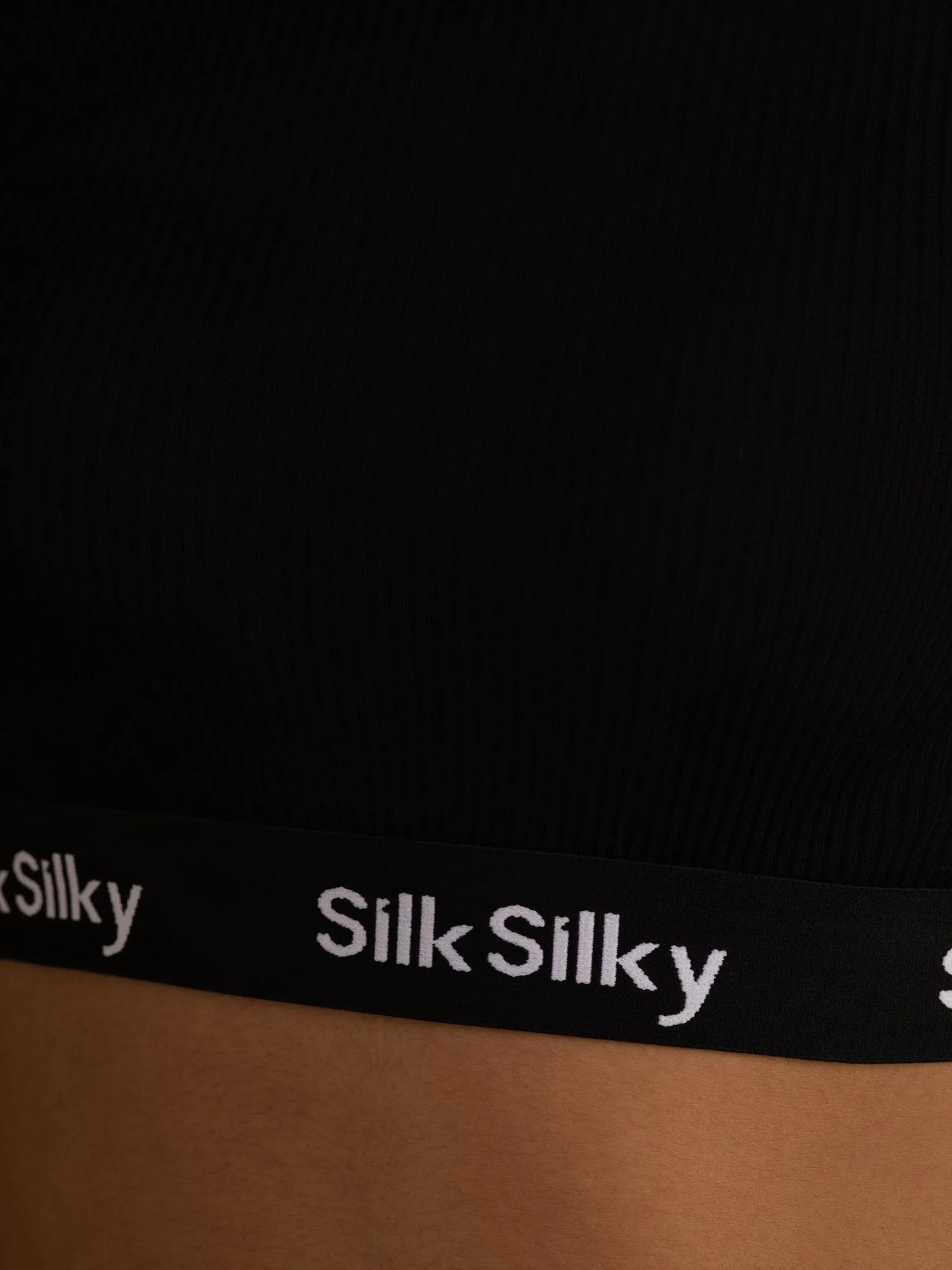 Silk Cotton Sporty Wide Strap Crop Tank Top & High-Waist Bike Shorts 2Pcs Set sold by SilkSilky product image thumbnail 5