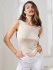 Silk Knitted Lounge Round-Neck Tank Top sold by SilkSilky