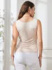 Silk Knitted Lounge Round-Neck Tank Top sold by SilkSilky