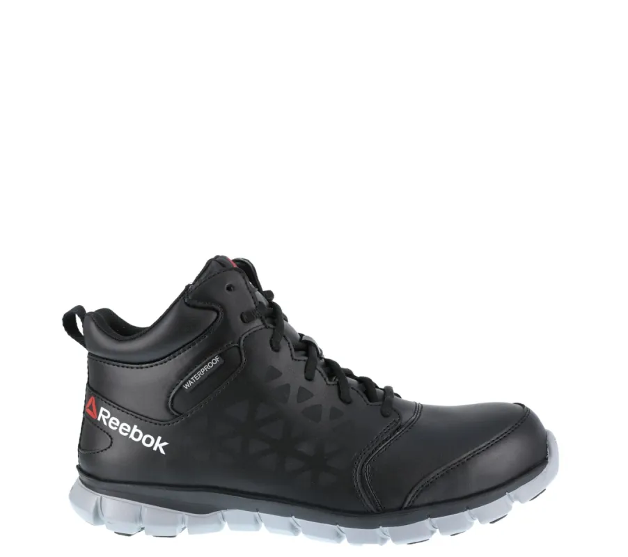 Reebok Work Men's Sublite Cushion Waterproof Comp Toe Mid Shoe sold by Work World