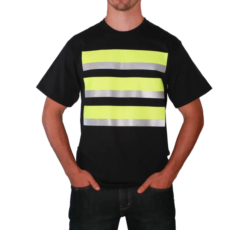Whistle Workwear Safety Short Sleeve T-Shirt_Black sold by Work World