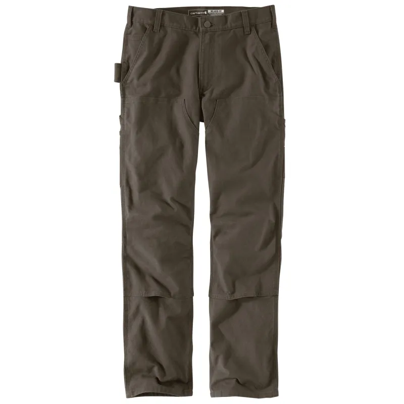 Carhartt Men's Rugged Flex® Relaxed Fit Double-Front Duck Pant_Tarmac sold by Work World