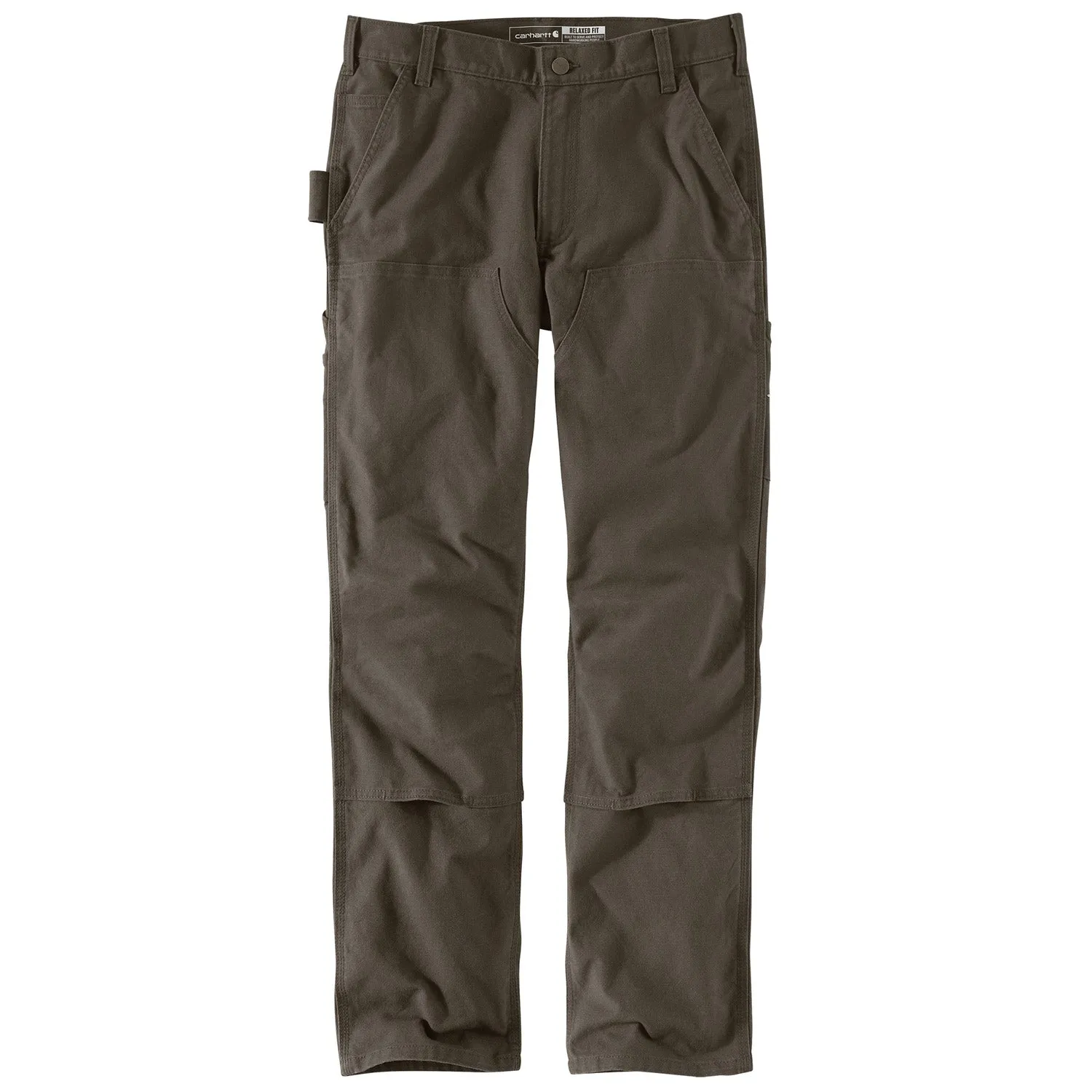 Carhartt Men's Rugged Flex® Relaxed Fit Double-Front Duck Pant_Tarmac sold by Work World