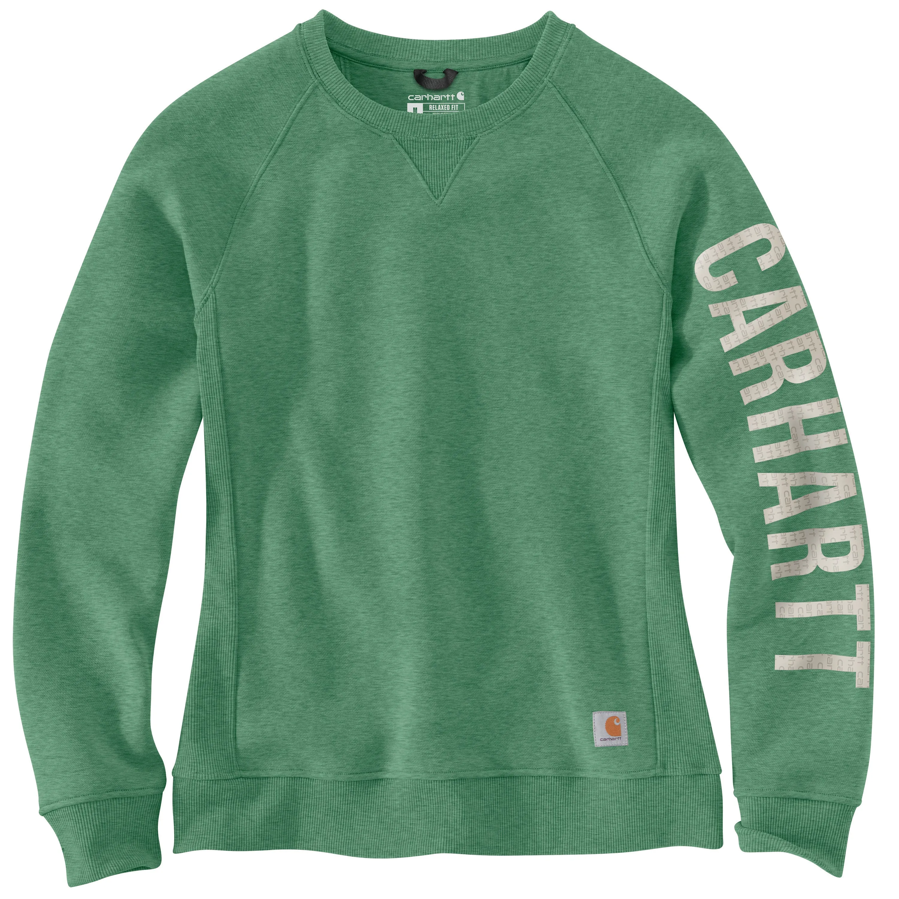 Carhartt Women's Crewneck Graphic Sweatshirt_Boreal Heather sold by Work World product image thumbnail 2