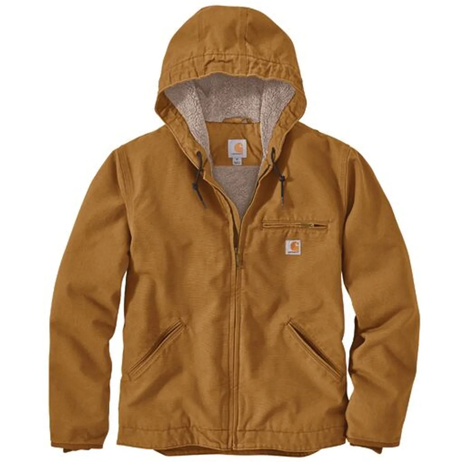 Carhartt Men's Heavyweight Duck Sherpa-Lined Jacket sold by Work World product image thumbnail 2