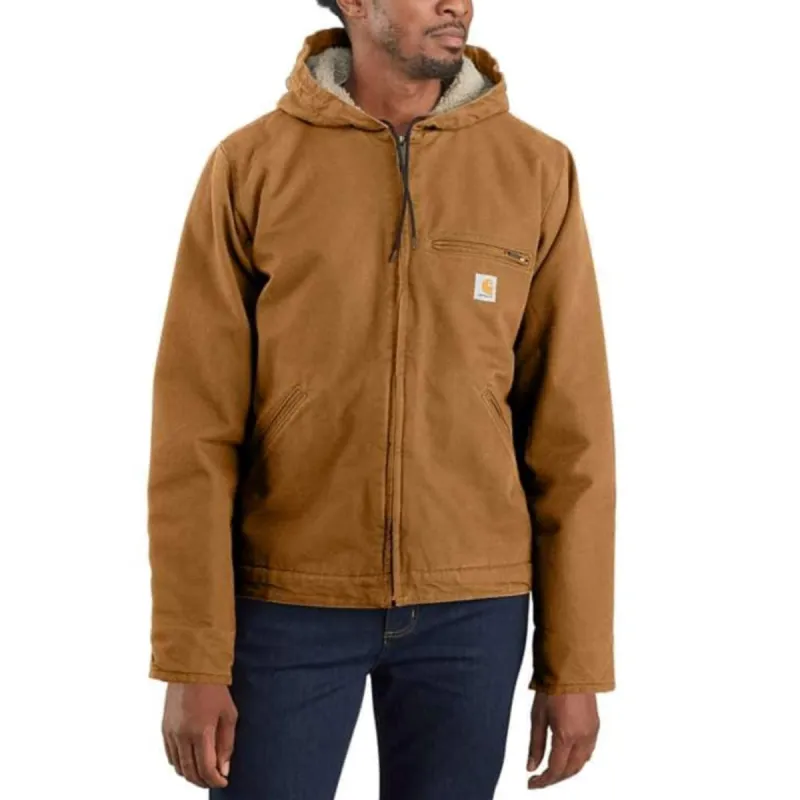 Carhartt Men's Heavyweight Duck Sherpa-Lined Jacket sold by Work World