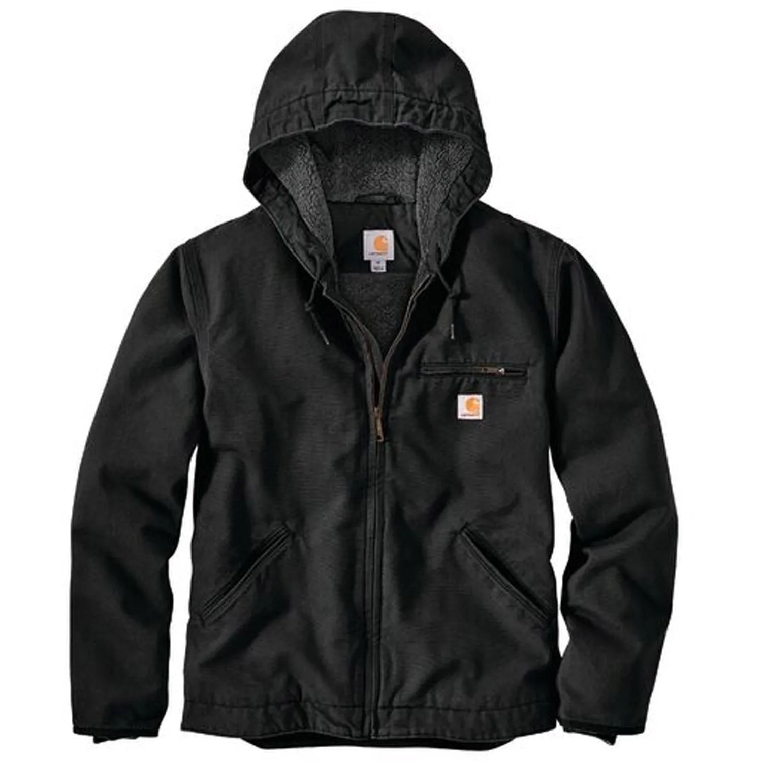 Carhartt Men's Heavyweight Duck Sherpa-Lined Jacket sold by Work World product image thumbnail 4