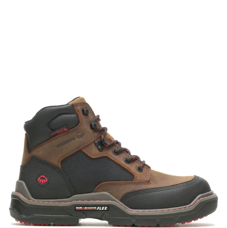 Wolverine Men's Raider Durashocks® Heavy Duty 6" Waterproof Comp Toe Work Boot made by Wolverine