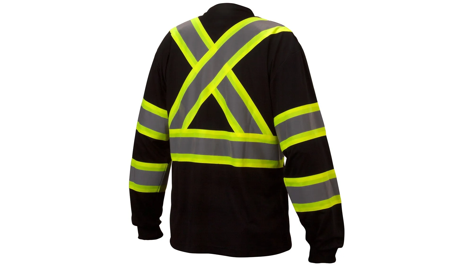 Pyramex Men's Enhanced Hi-Vis Long Sleeve Shirt sold by Work World product image thumbnail 2