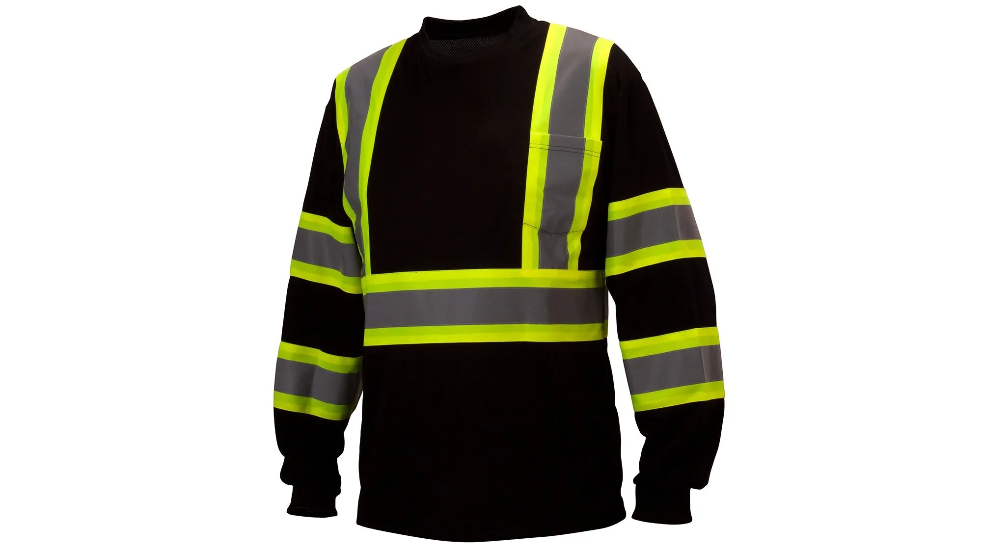 Pyramex Men's Enhanced Hi-Vis Long Sleeve Shirt sold by Work World