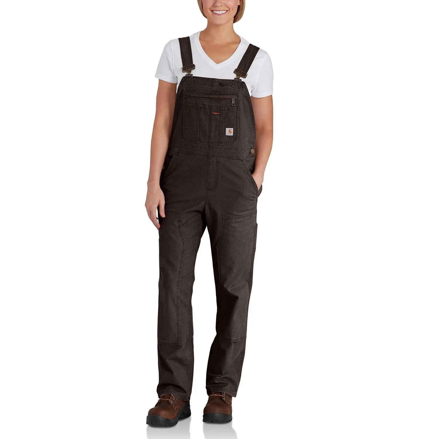 Carhartt Women's Crawford Double-Front Bib sold by Work World product image thumbnail 3