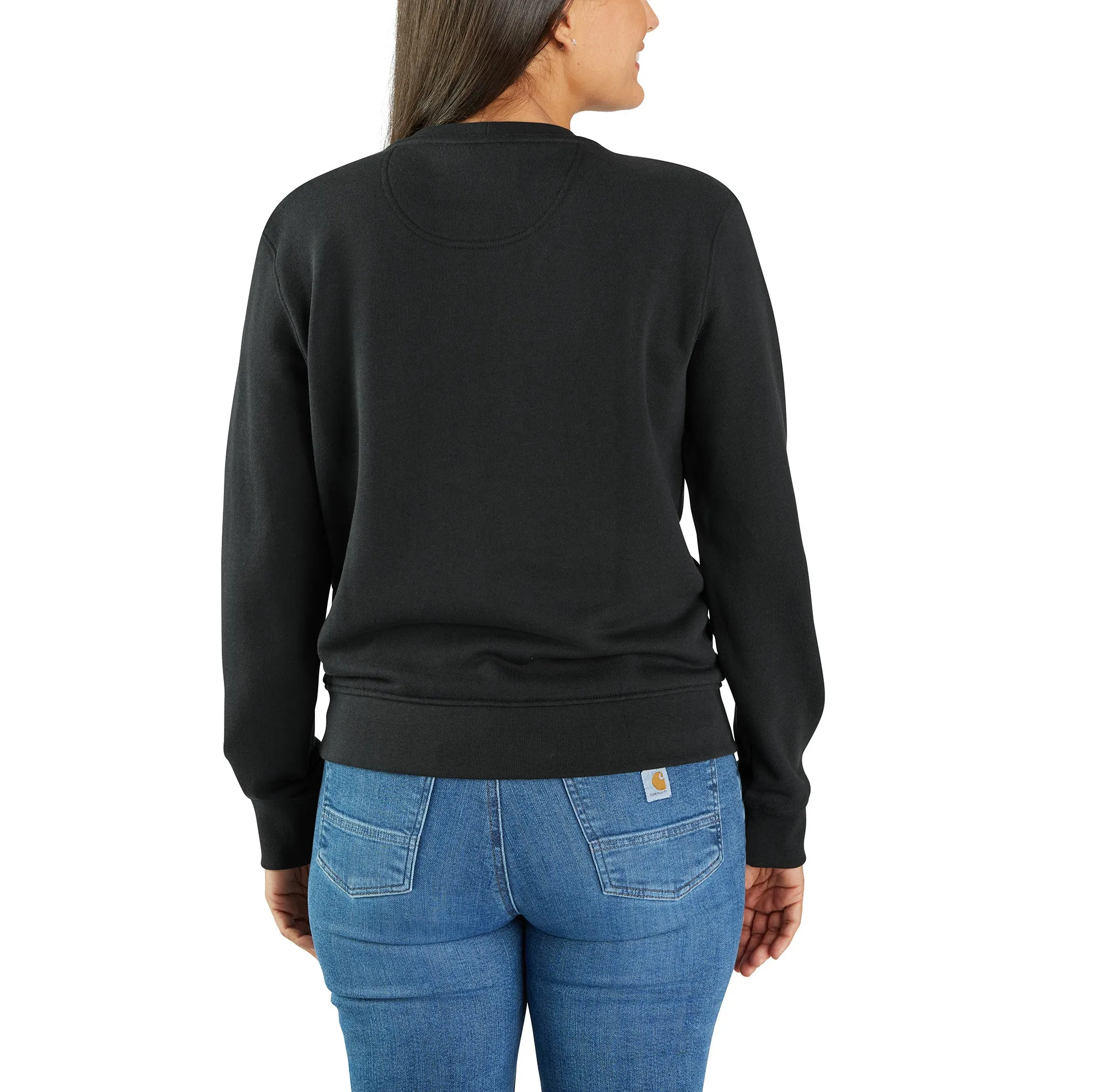 Carhartt Women's Relaxed Fit French Terry Crewneck Sweatshirt sold by Work World product image thumbnail 3