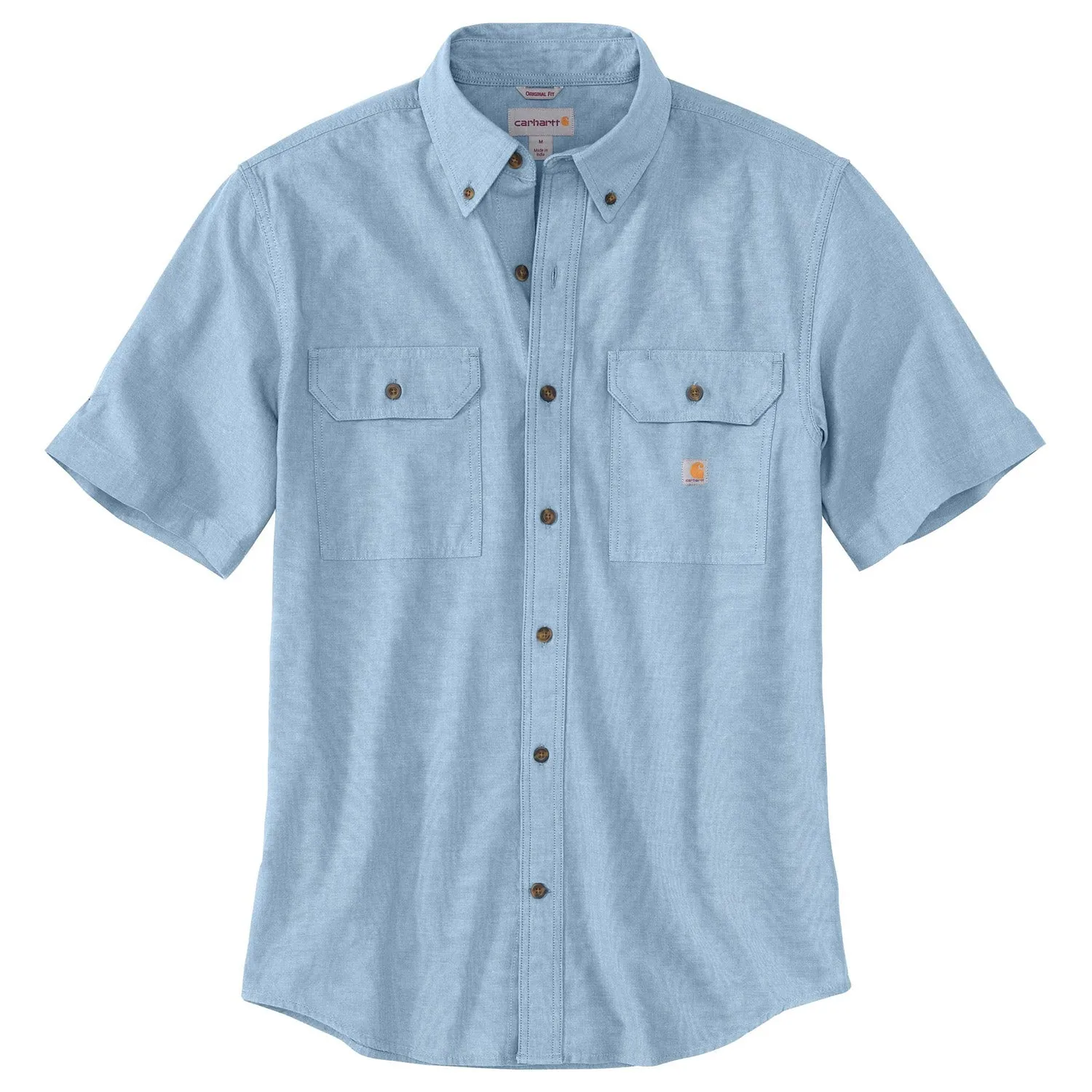 Carhartt Men's Loose Fit Midweight Chambray Short Sleeve Shirt sold by Work World product image thumbnail 3