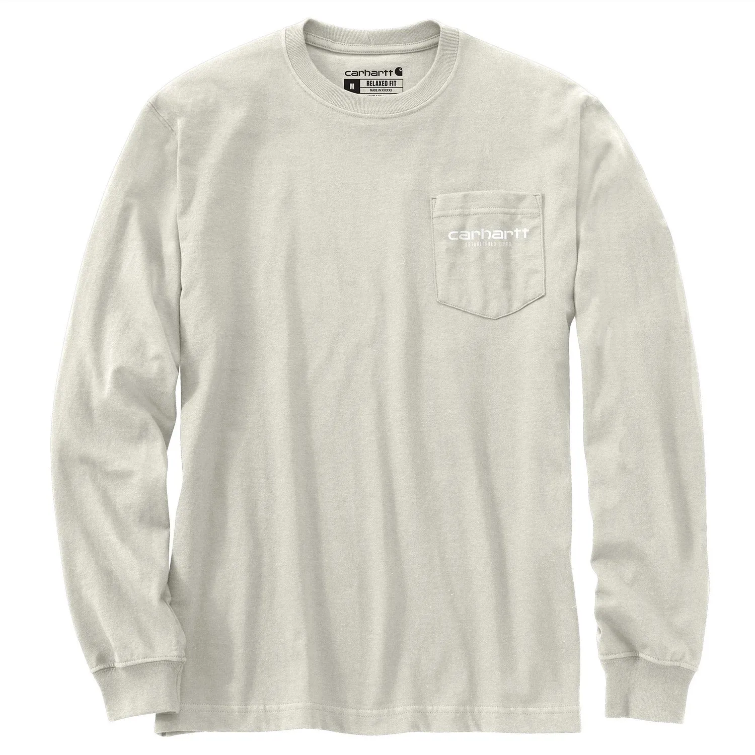Carhartt Men's Relaxed Fit Heavyweight Pocket "C" Graphic Long Sleeve T-Shirt sold by Work World product image thumbnail 4