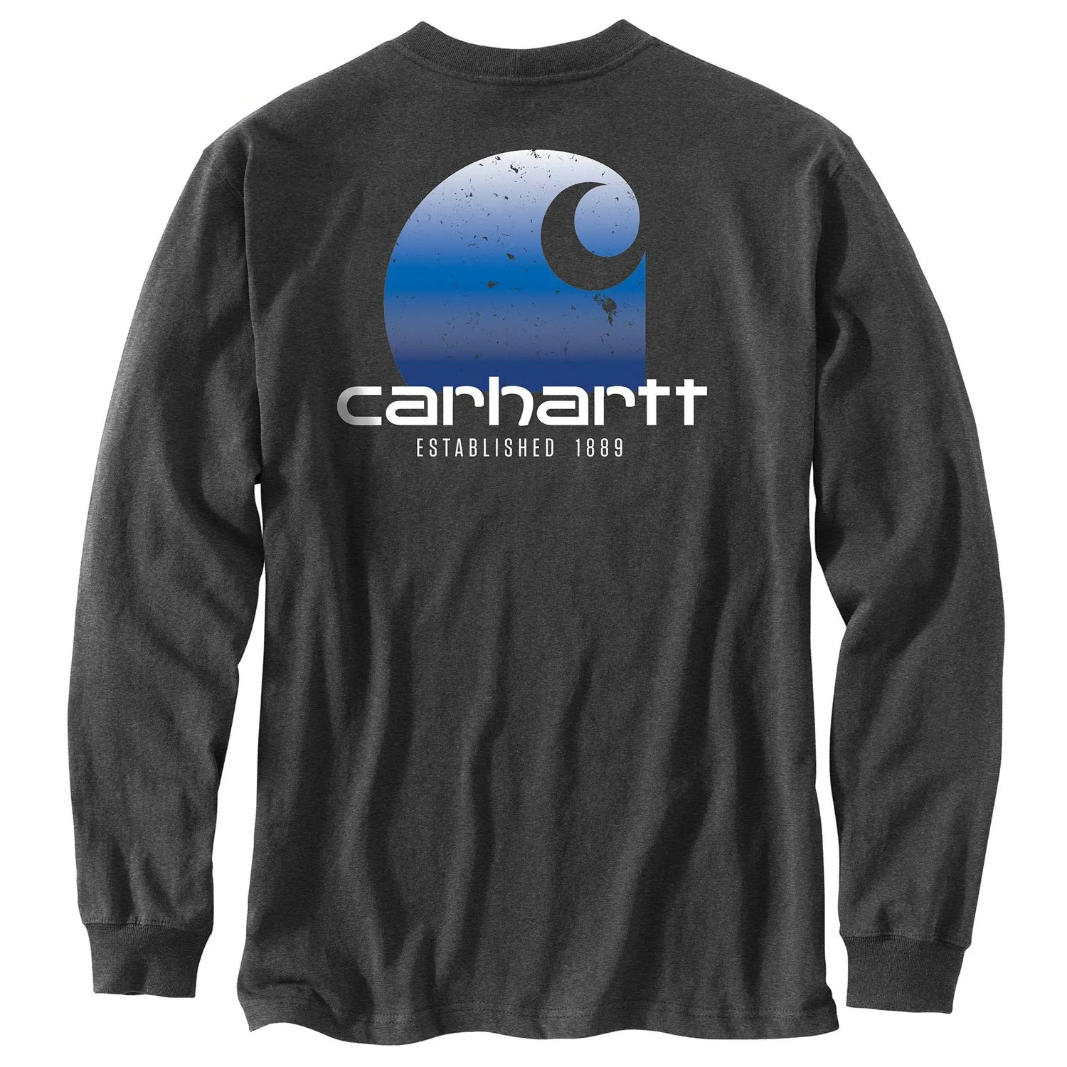 Carhartt Men's Relaxed Fit Heavyweight Pocket "C" Graphic Long Sleeve T-Shirt sold by Work World