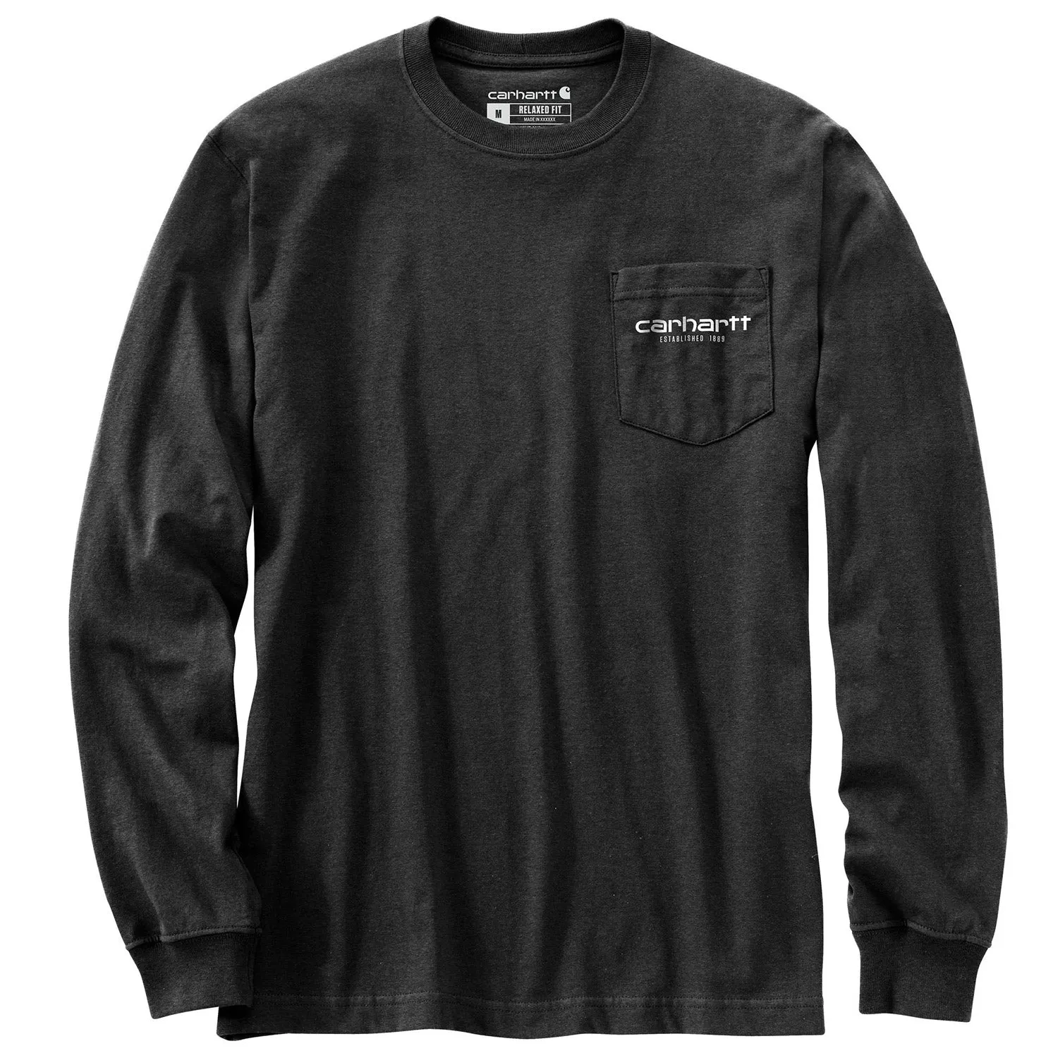 Carhartt Men's Relaxed Fit Heavyweight Pocket "C" Graphic Long Sleeve T-Shirt sold by Work World product image thumbnail 2