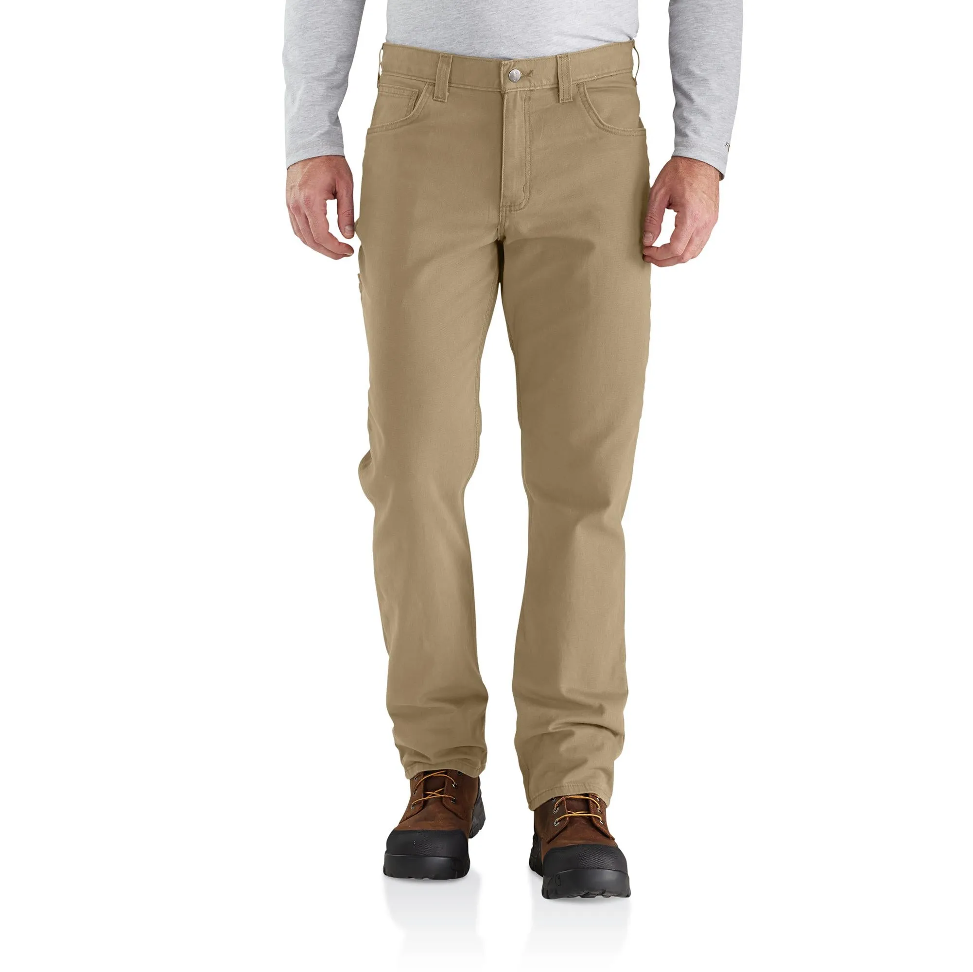 Carhartt Men's Rugged Flex® Rigby Five Pocket Pant_Dark Khaki sold by Work World