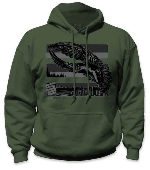 SafetyShirtz Men's Seattle Reborn Stealth Hoodie_Green sold by Work World